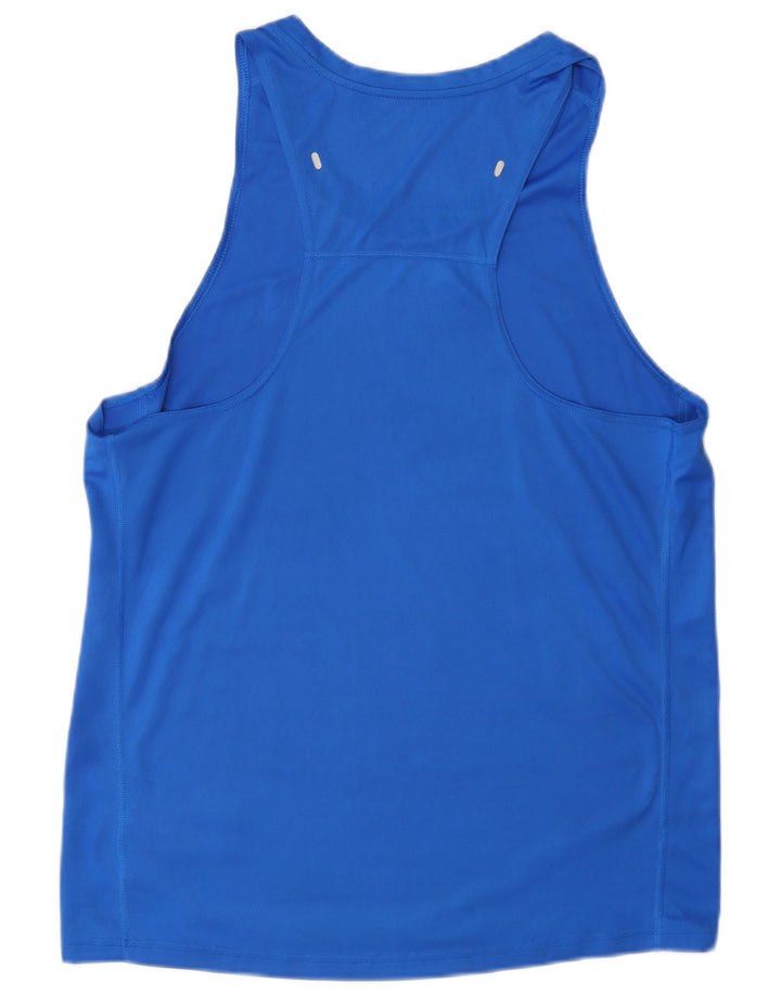 Adidas Hombre Aeroready Graphic Vest Top Poliéster Azul Medio