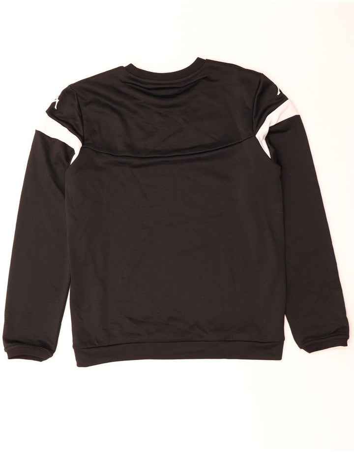 Kappa Hombre Sudadera Gráfica Jumper Medium Negro Colorblock Poliéster