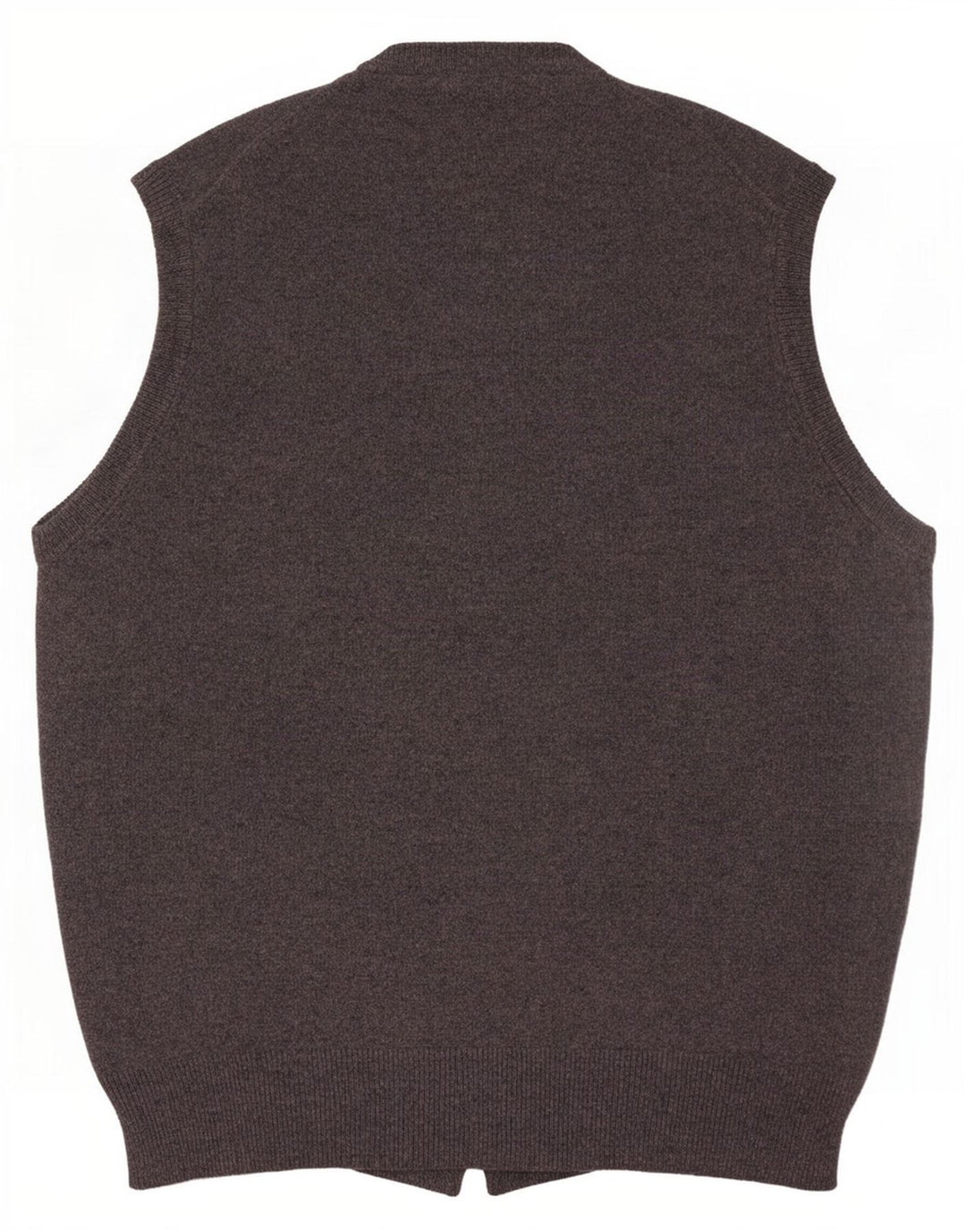 Munrospun Chaleco para hombre Camiseta sin mangas EU 52 Lana gris grande