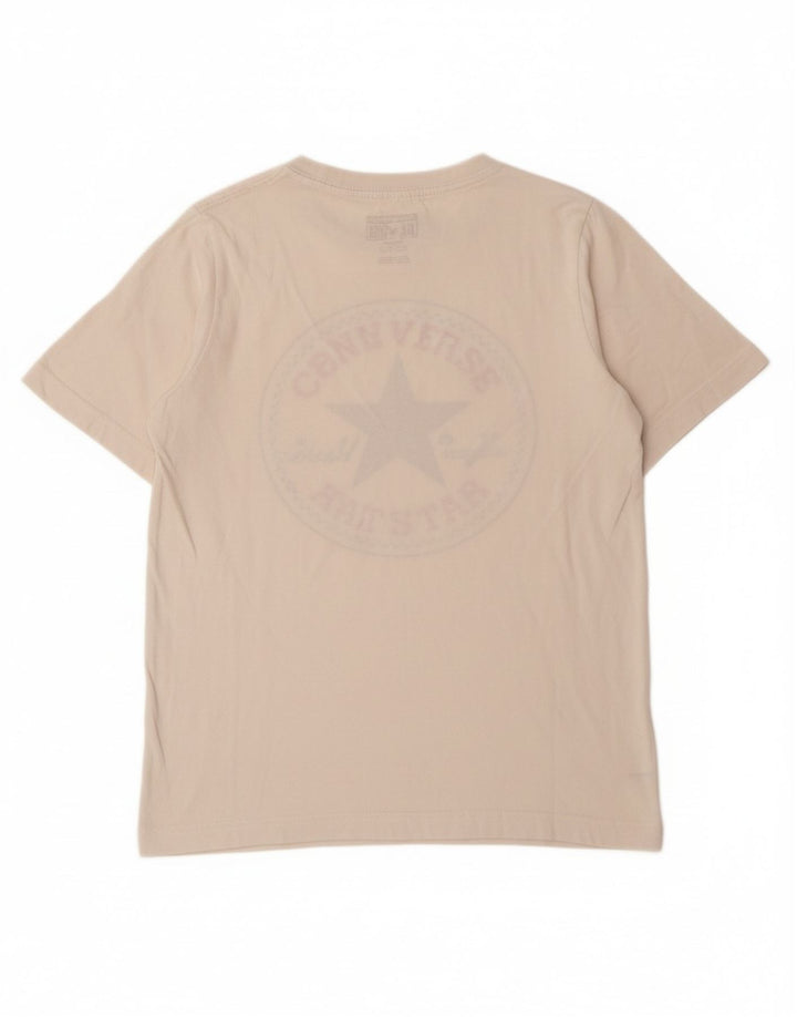 CONVERSE Camiseta gráfica para niño 10-11 años Mediano Blanco Algodón