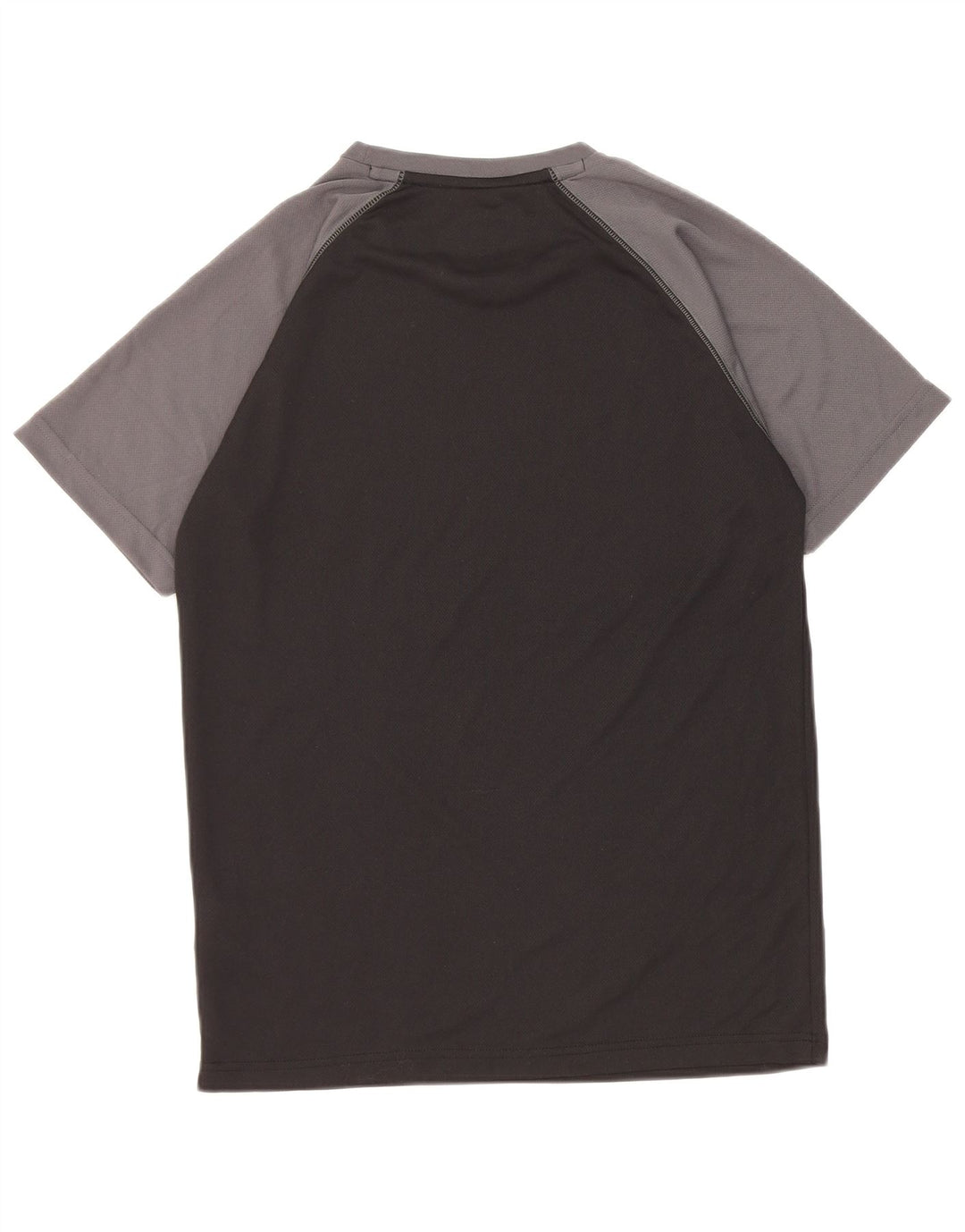 Camiseta para hombre Mountain Warehouse Top medio negro con bloques de color Poliéster