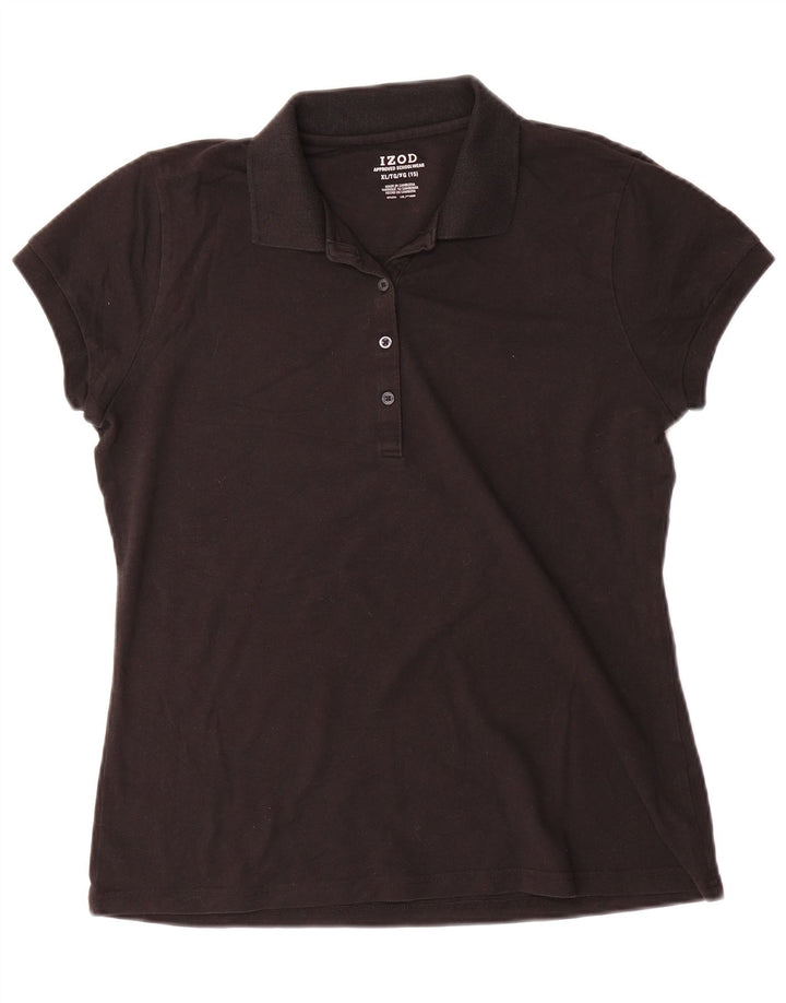 IZOD Polo Niña 14-15 Años XL Negro