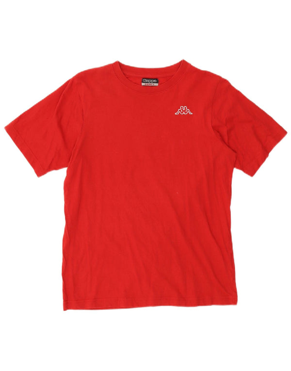 Kappa Hombre Camiseta Top Small Rojo Algodón