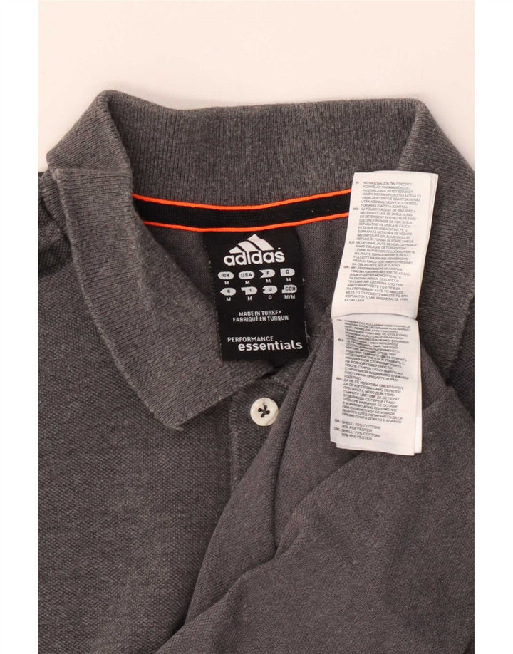Adidas Polo Climalite para hombre de algodón gris medio