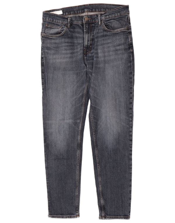 Zara Mens Slim Jeans EU 46 XL W36 L30 Algodón Azul
