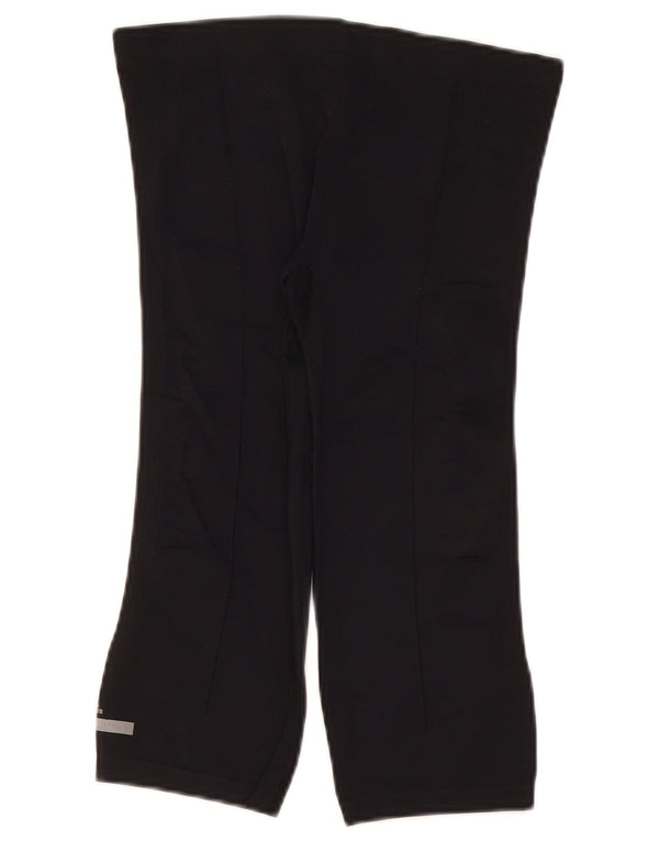 Adidas Mujer Stella McCartney Capri Pantalones de Chándal UK 12 Mediano Negro