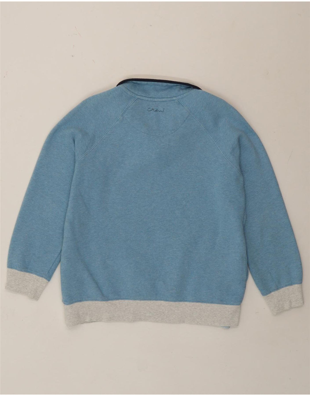 Crew Clothing Sudadera para mujer Jumper UK 12 Medium Blue Colourblock