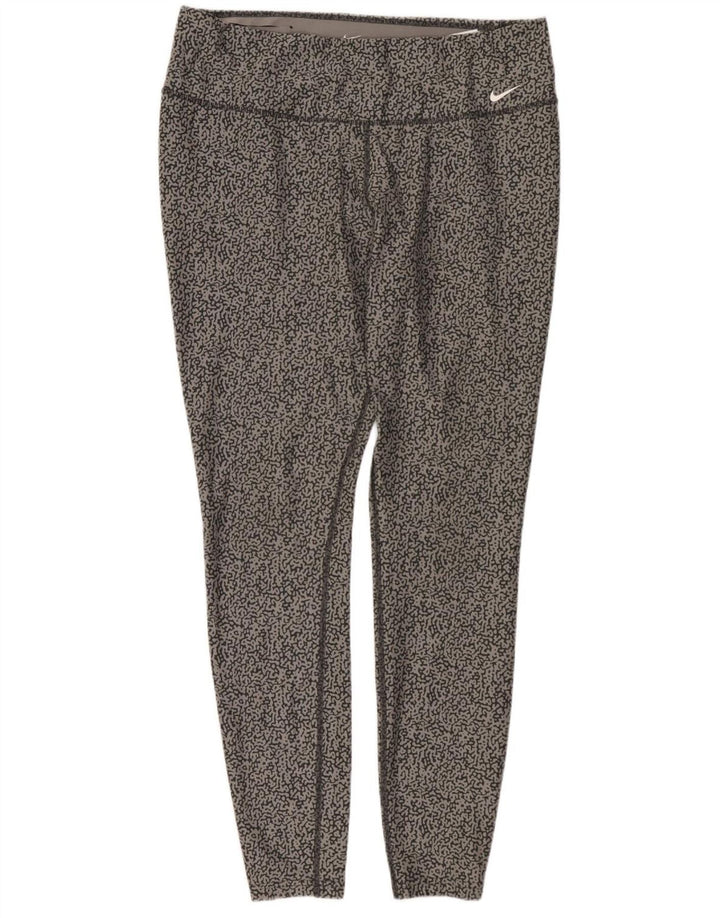 NIKE Leggings Dri Fit para Mujer ES 40 XL Gris Estampado Animal Poliéster