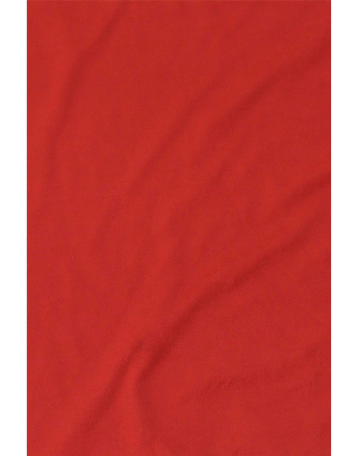 Sergio Tacchini Camiseta estampada para hombre Top pequeño rojo color block