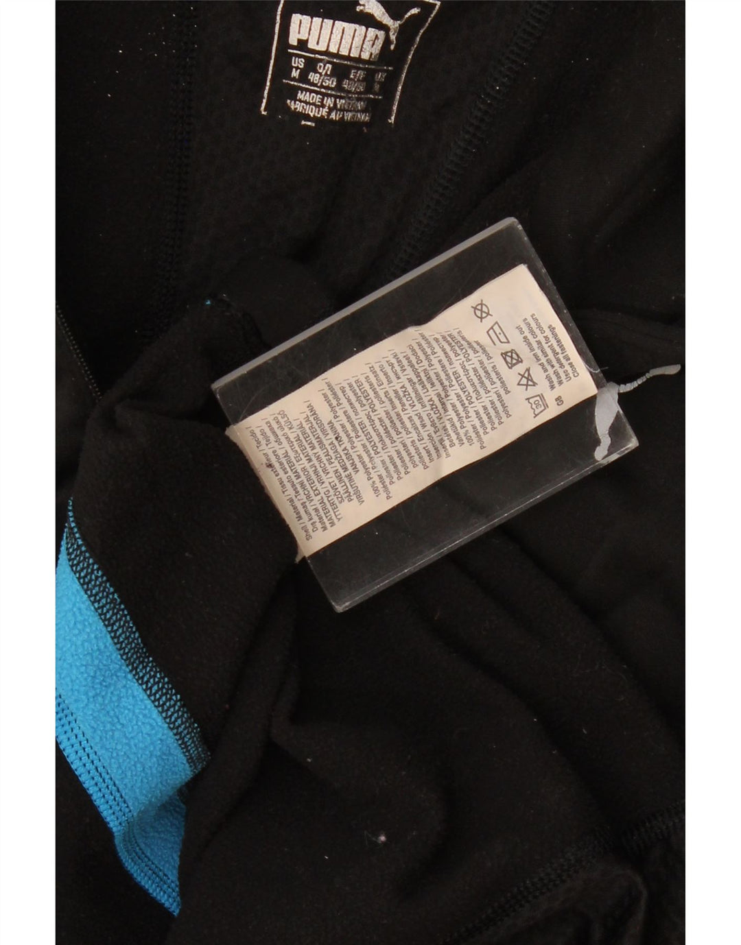 Puma - Chándal con cremallera y cuello para mujer, talla M, color negro