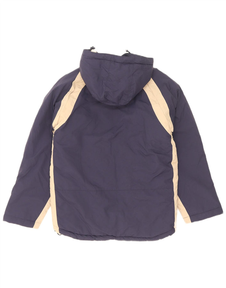 Fila Chaqueta acolchada con capucha para niños 7-8 años Small Azul marino Colorblock