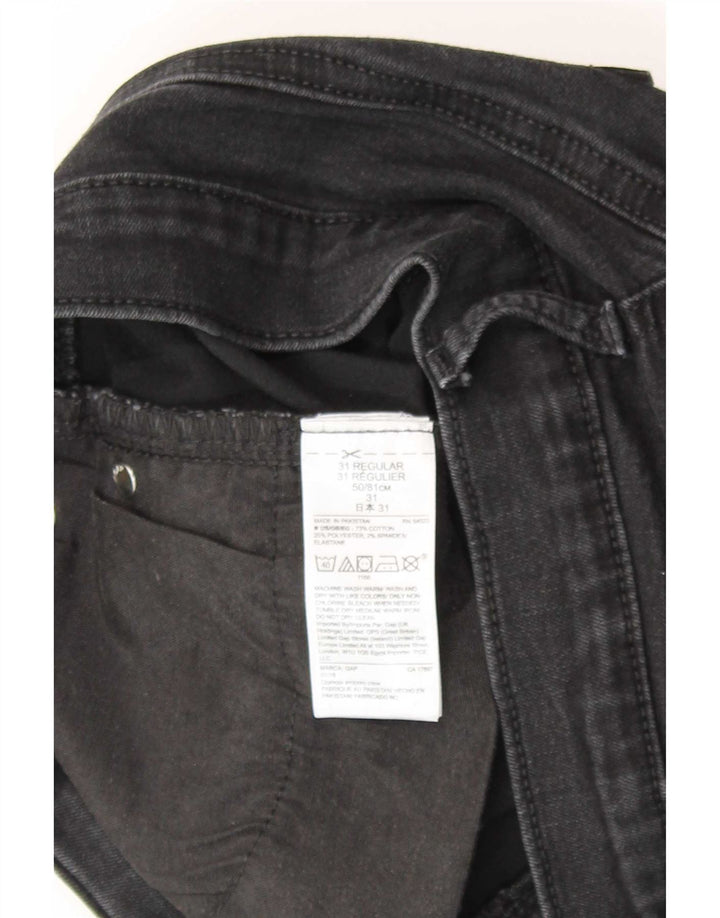 Vaqueros rectos Gap para mujer W31 L30 Algodón negro