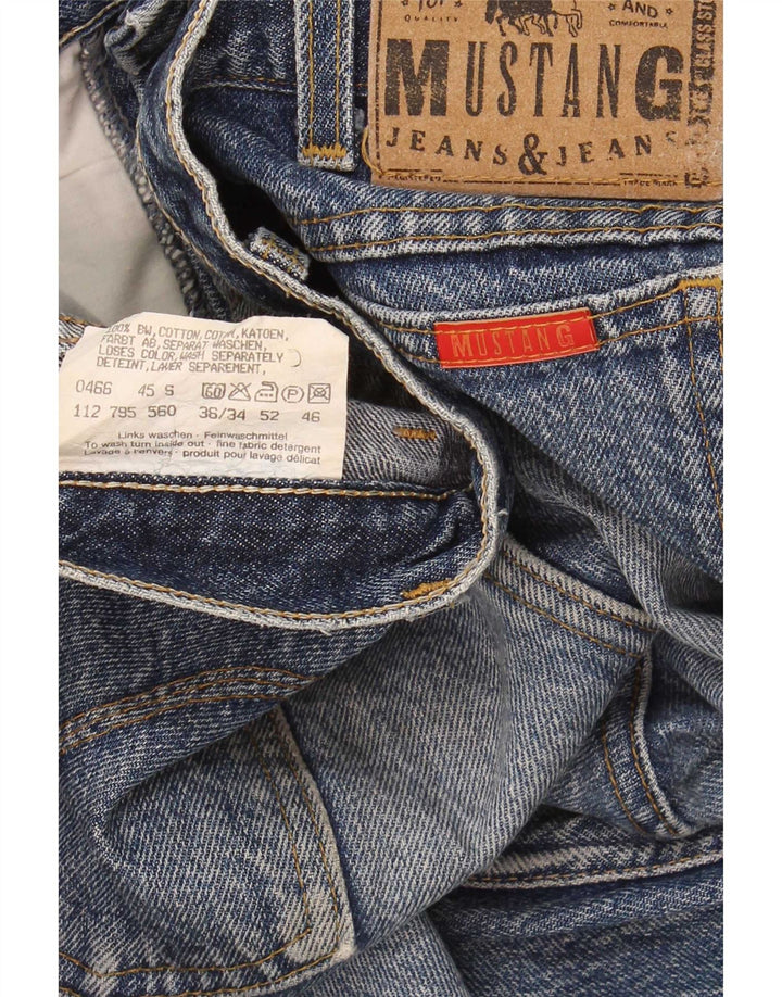 Mustang Vaqueros Slim para Hombre W36 L34 Algodón Azul