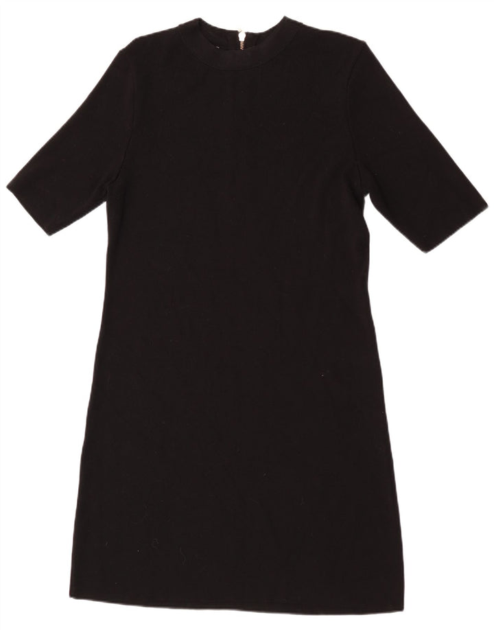 Monsoon Vestido tipo jersey de manga corta para mujer, talla 44, talla M, color negro