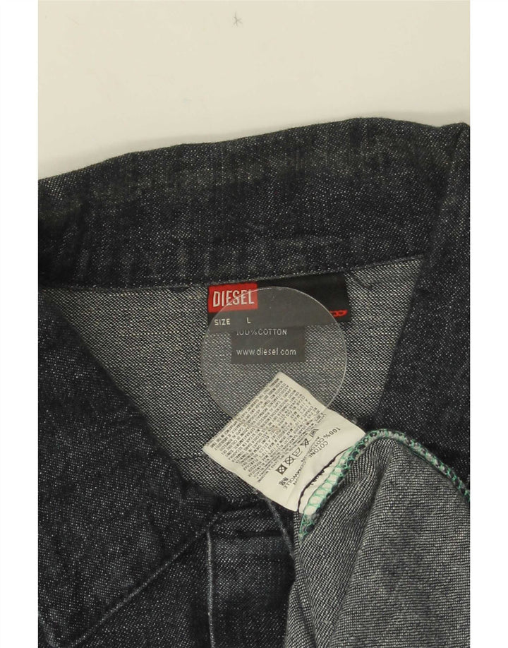 Diesel Chaqueta Vaquera para Hombre UK 40 Large Algodón Azul Marino