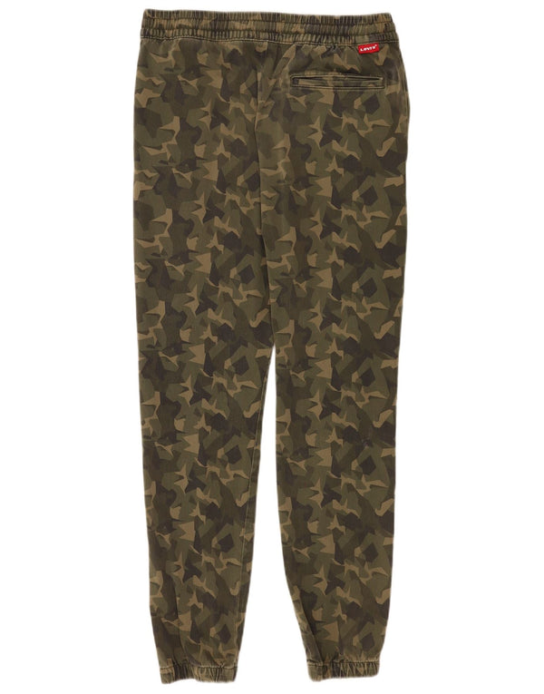 Levi's - Pantalones joggers para hombre, talla mediana, W30 L28, color caqui, algodón de camuflaje