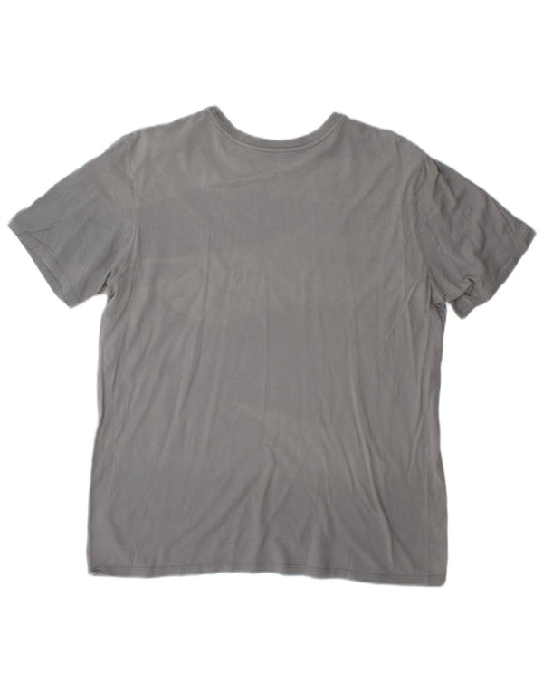 Nike Camiseta gráfica de corte atlético para mujer, talla 40, color gris