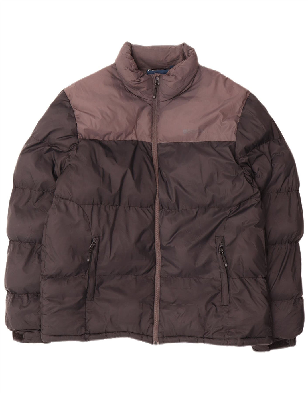 Chaqueta acolchada para hombre Mountain Warehouse UK 40 Large Nylon color block negro