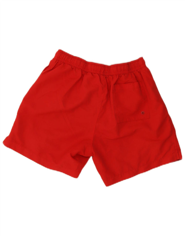 Calvin Klein Bañador con gráfico para hombre, poliéster rojo mediano