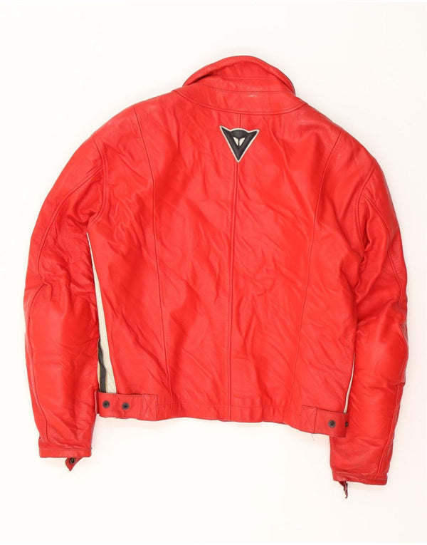 Chaqueta Dainese Hombre Cuero Racer IT 50 Medium Rojo Colorblock