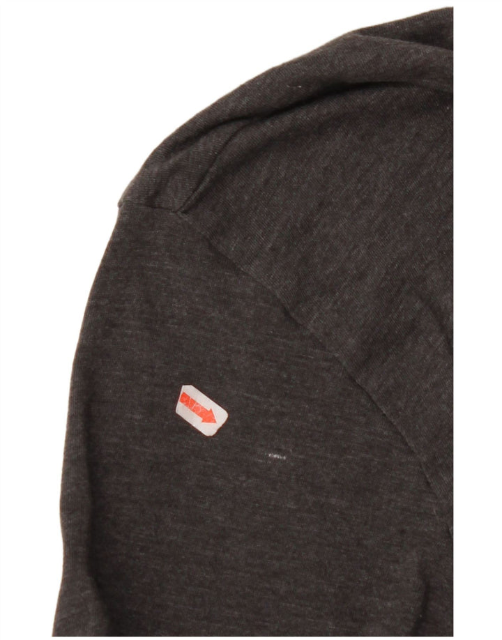 EDDIE BAUER Camiseta Hombre Manga Larga 2XL Algodón Gris