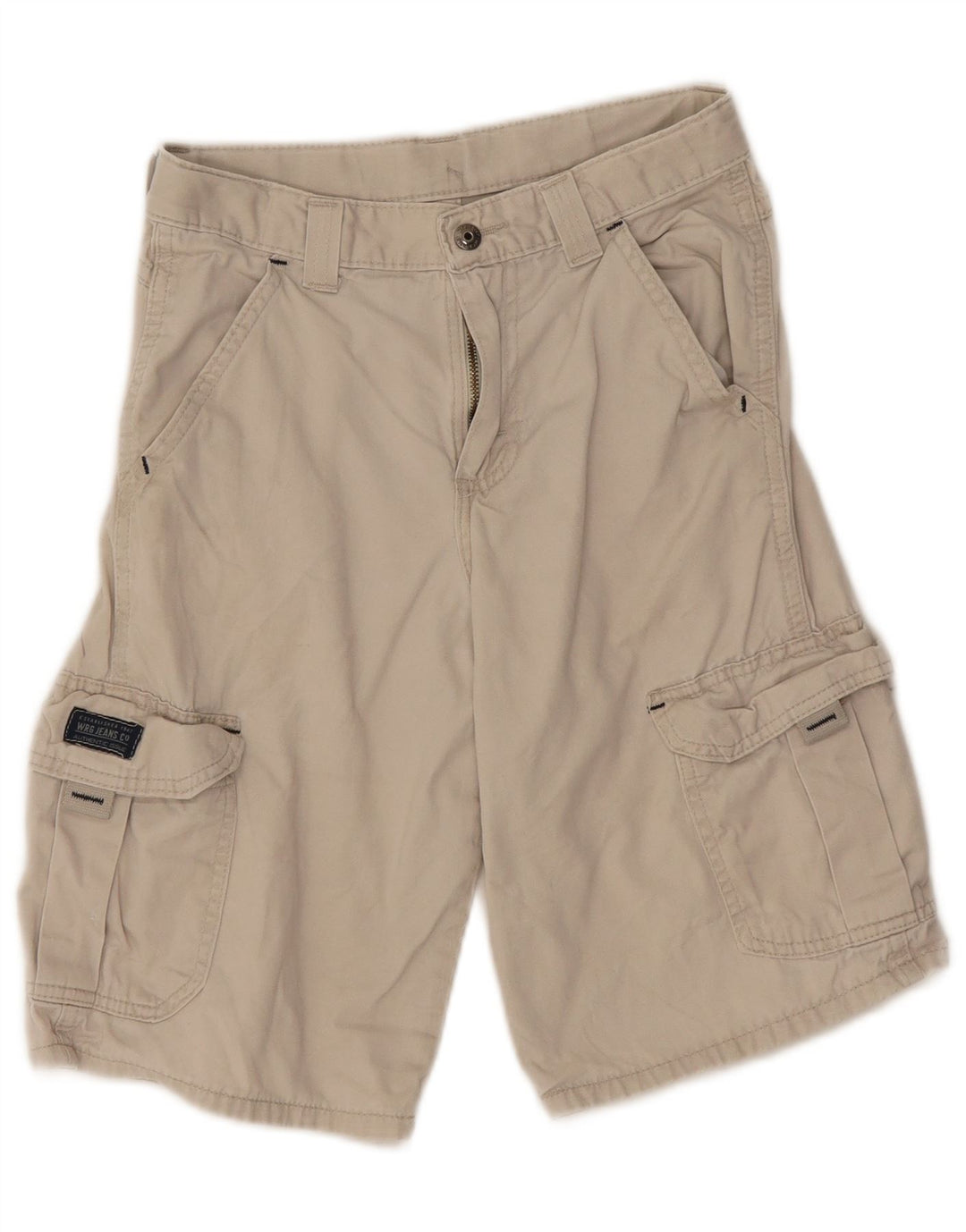 Wrangler Pantalones cortos cargo para niños 11-12 años W24 Algodón beige