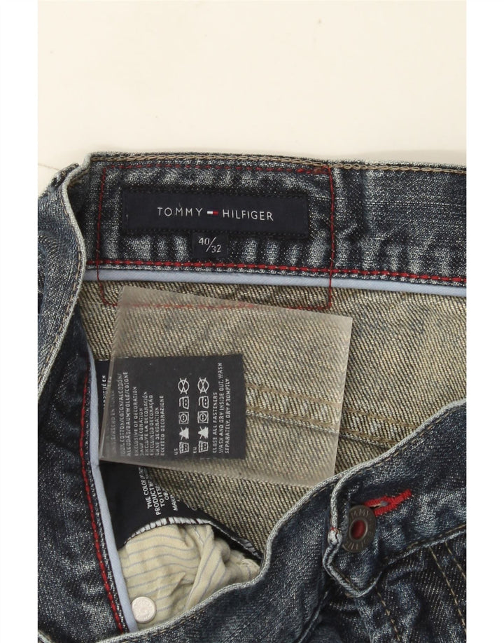 Tommy Hilfiger Vaqueros rectos para hombre W40 L32 Algodón azul