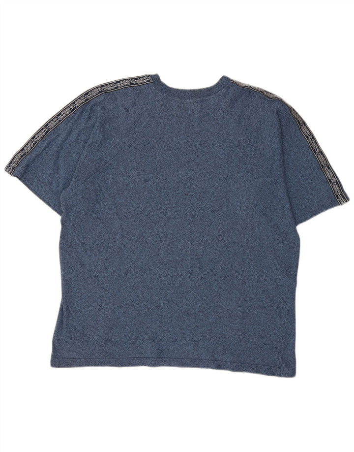 Asics - Camiseta gráfica para hombre, talla grande, color azul, algodón
