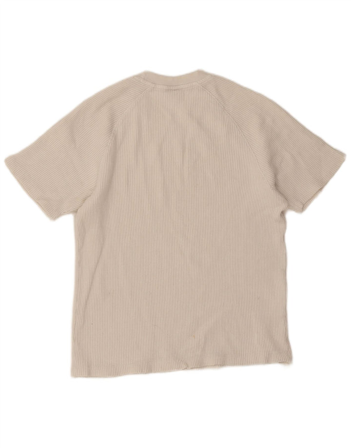 Zara Camiseta Extragrande para Mujer Top UK 10 Small White Cotton