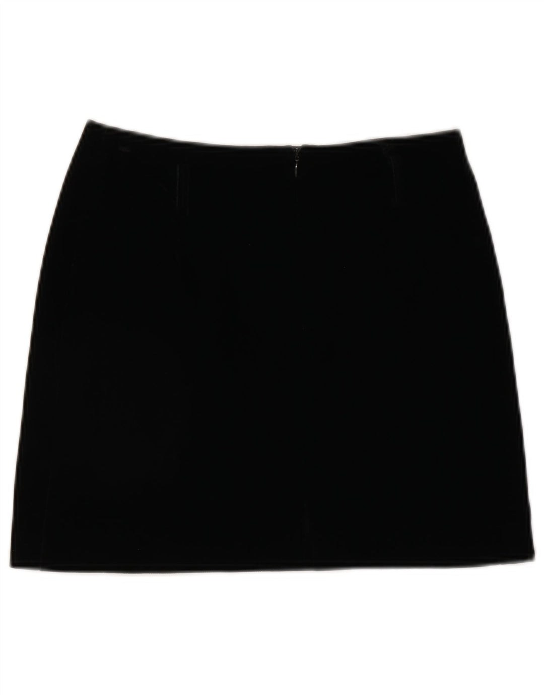 MAX & CO. Falda de pana para mujer UK 10 Small W27 Acrílico negro