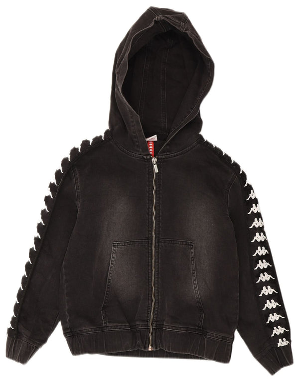 Kappa Boys Graphic Chaqueta Vaquera Con Capucha 7-8 Años Gris