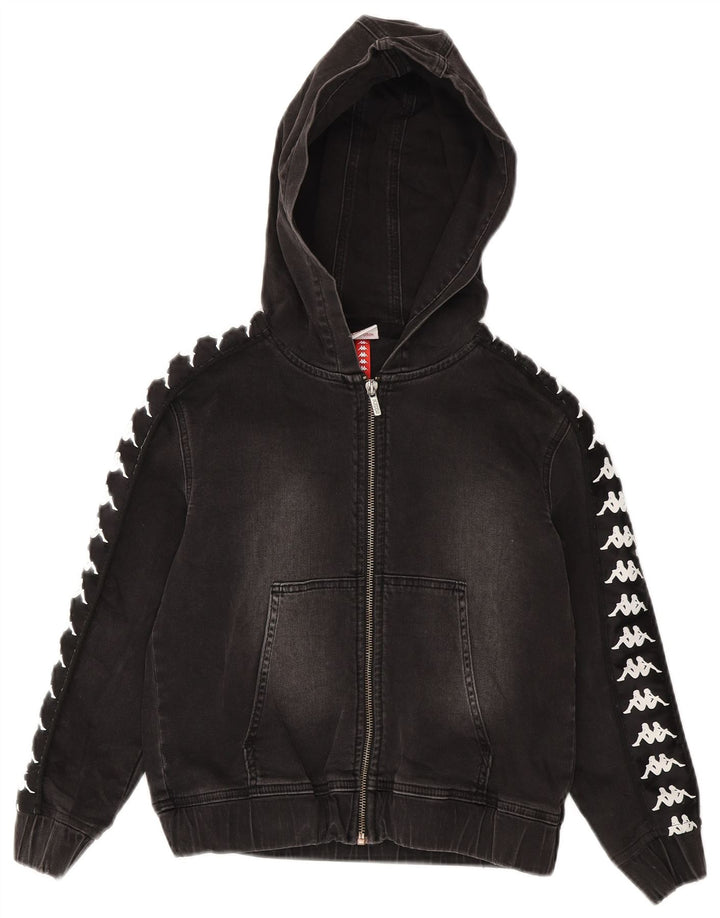 Kappa Boys Graphic Chaqueta Vaquera Con Capucha 7-8 Años Gris