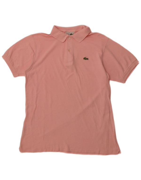LACOSTE Polo para hombre talla 3 pequeño algodón rosa