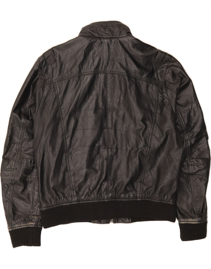 GIPSY Womens Leather Jacket UK 16 Large Black Leather Vintage Gipsy and Second-Hand Gipsy from Messina Hembry 