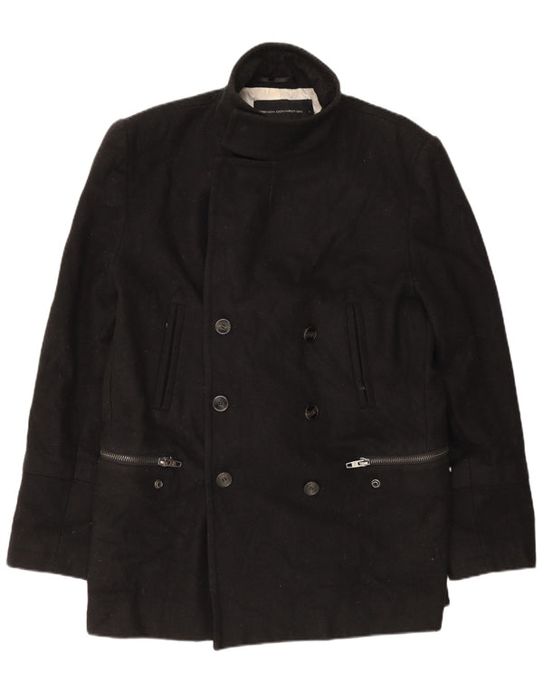 French Connection Chaquetón para hombre UK 40 Large Negro