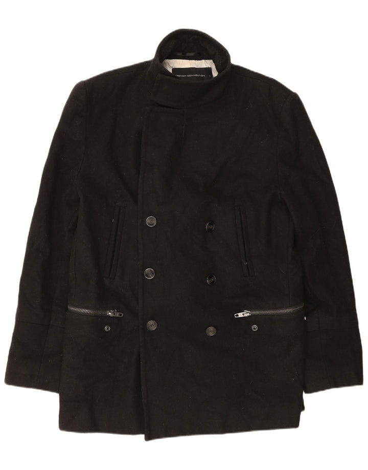 French Connection Chaquetón para hombre UK 40 Large Negro