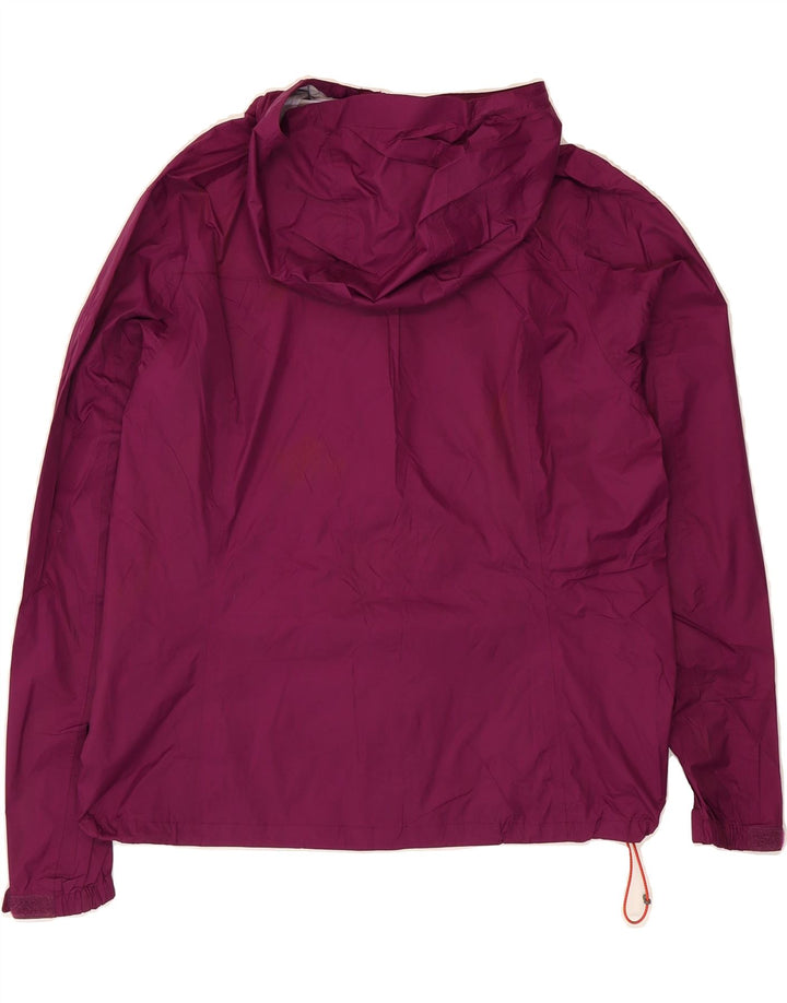 EDDIE BAUER Womens Hooded Rain Jacket UK 16 Large Purple Nylon Vintage Eddie Bauer and Second-Hand Eddie Bauer from Messina Hembry 