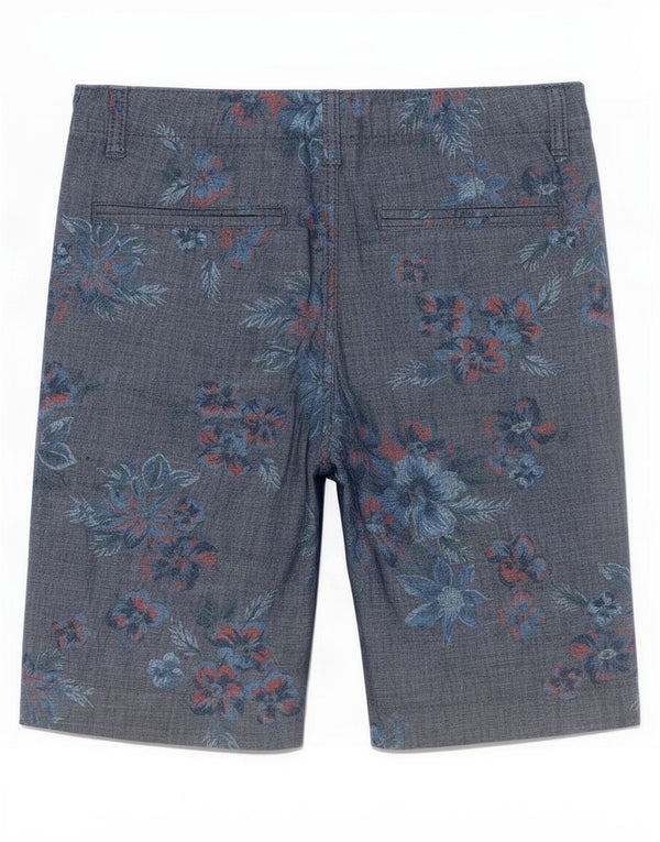 Gap Pantalones cortos chinos para niños 15-16 años W27 Algodón floral azul