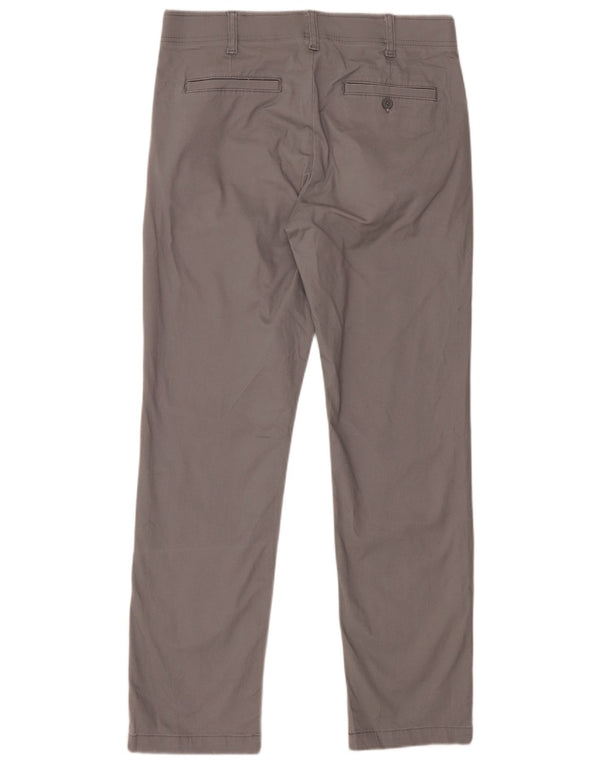 LEE Pantalones cortos rectos y ajustados para hombre W34 L24 Algodón gris
