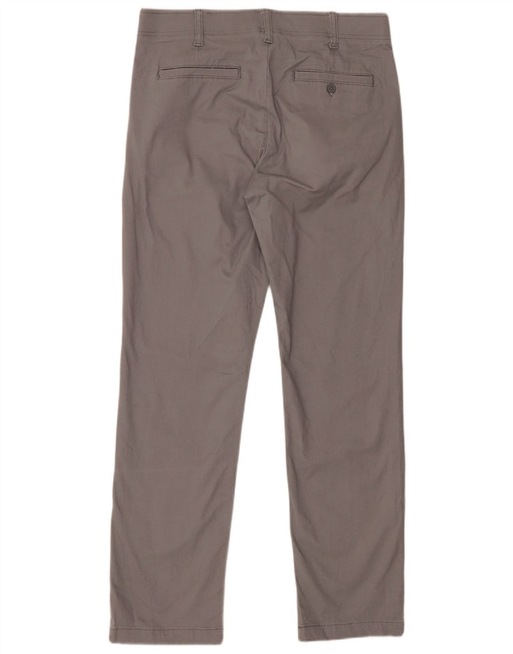 LEE Pantalones cortos rectos y ajustados para hombre W34 L24 Algodón gris