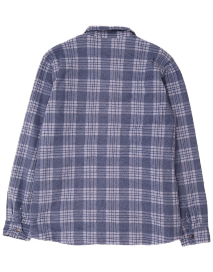 Volcom Hombre Lumberjack Fleece Shirt XL Azul Cuadros Poliéster
