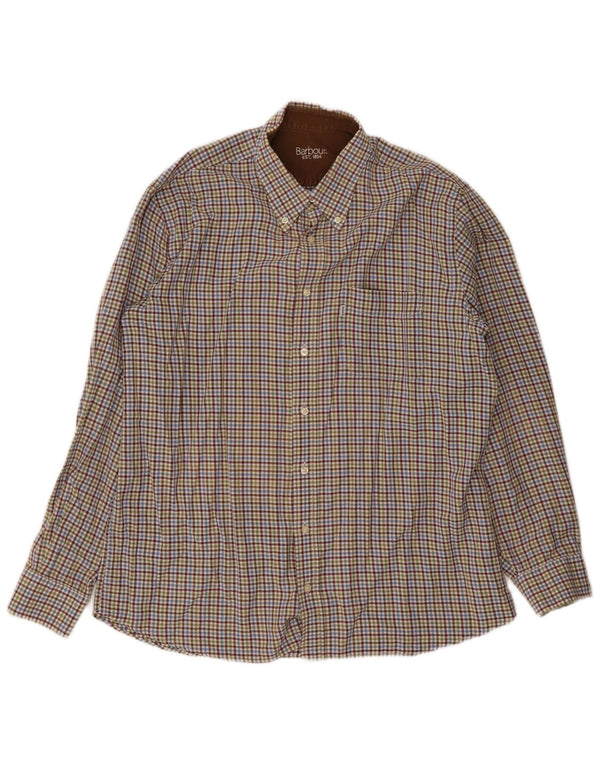 Barbour Camisa De Franela Hombre XL Vichy Multicolor