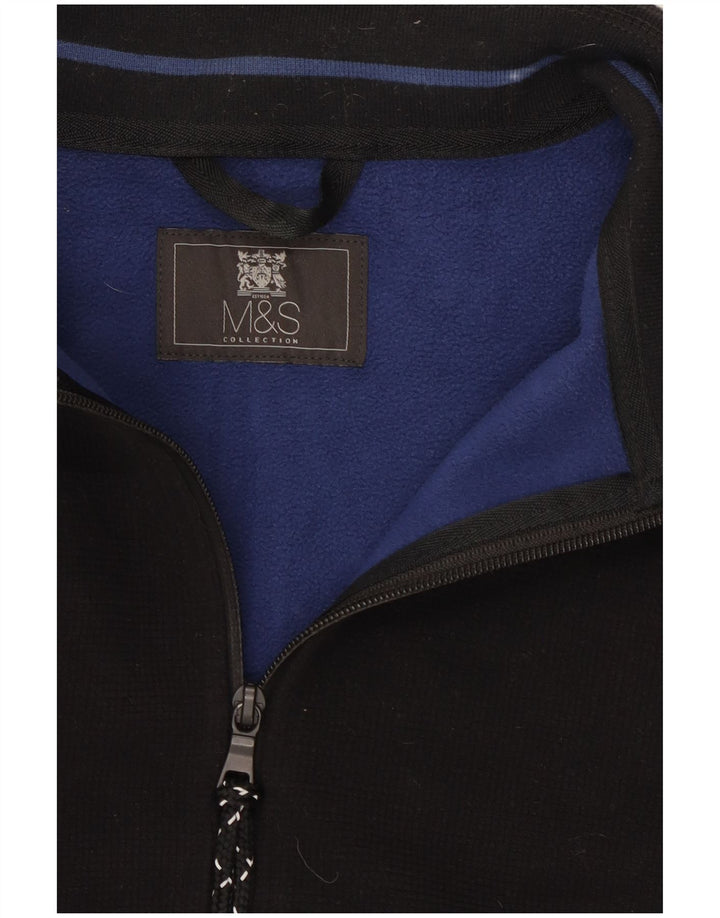 Marks & Spencer - Chaqueta de chándal para hombre, talla grande, color negro