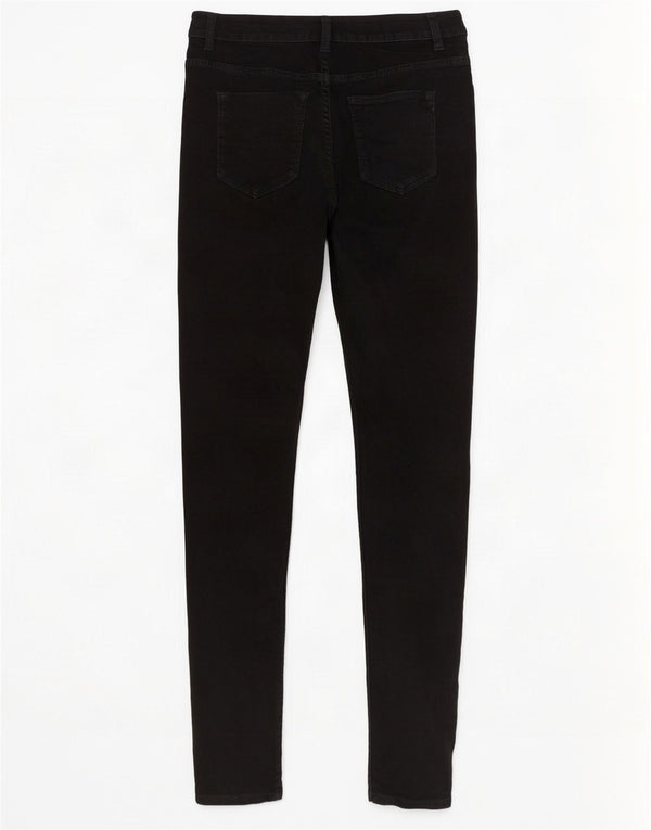 Jigsaw Mujer Richmond Fit Skinny Pantalones De Pana W26 L32 Algodón Negro