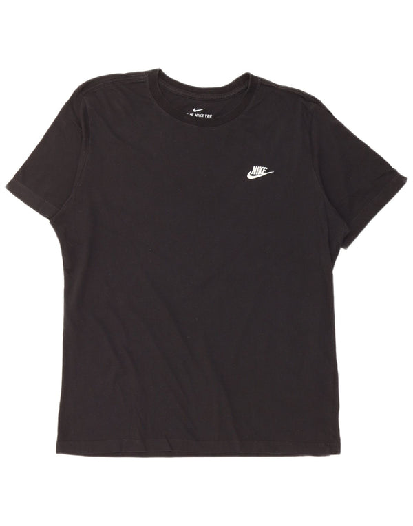 Camiseta NIKE para hombre Top grande de algodón negro