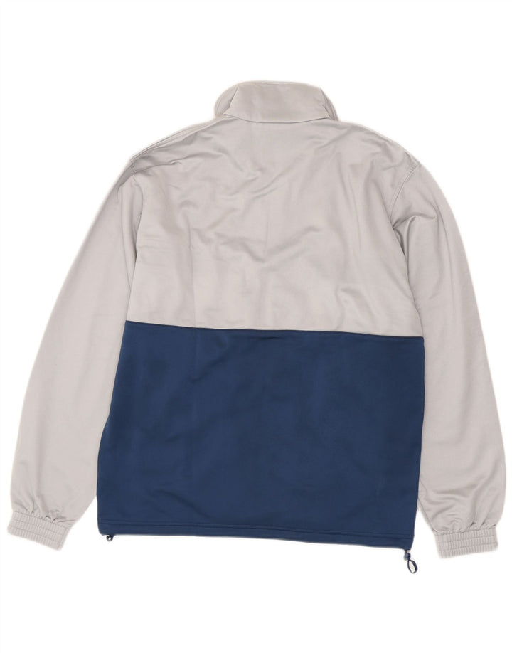 Diadora Chaqueta de chándal para hombre ES 38 Medium Blanco Colorblock Poliéster