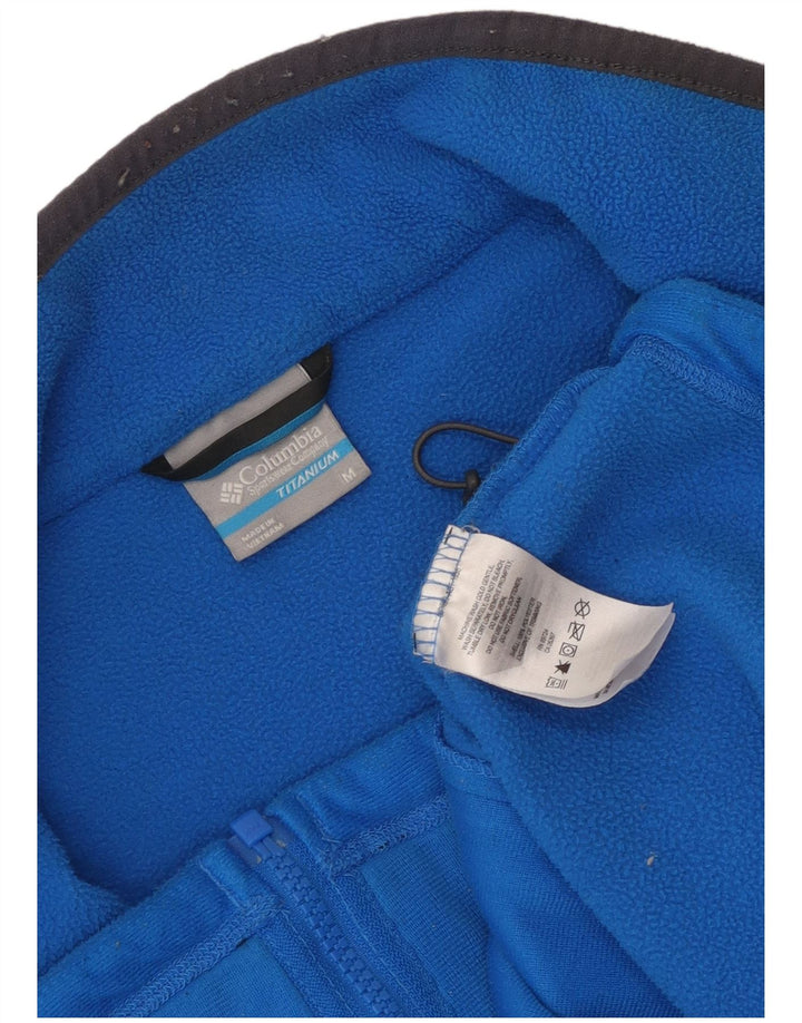 Columbia Chaqueta polar de titanio para hombre ES 38 Poliéster azul medio