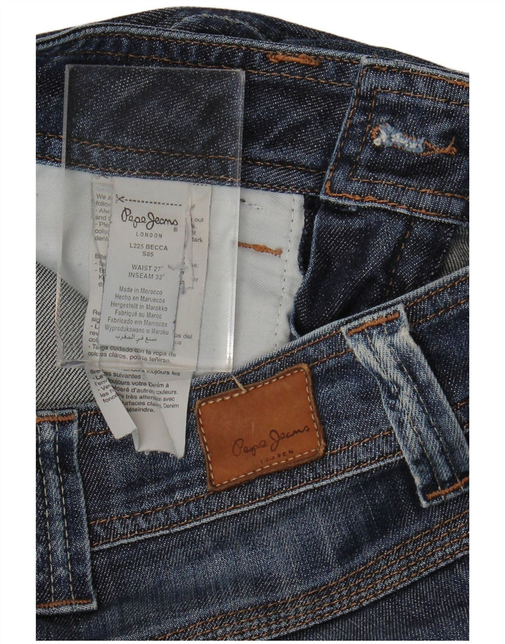 PEPE Jeans Vaqueros Bootcut Mujer W27 L32 Algodón Azul