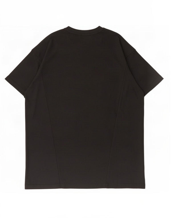 Adidas - Camiseta de corte regular para hombre, talla grande, algodón negro