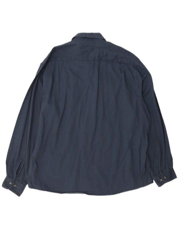Wrangler Camisa Hombre 2XL Azul Marino Algodón